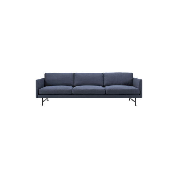 5623 Calmo 80 3-seater Sofa, dark blue/black, Fredericia Furniture