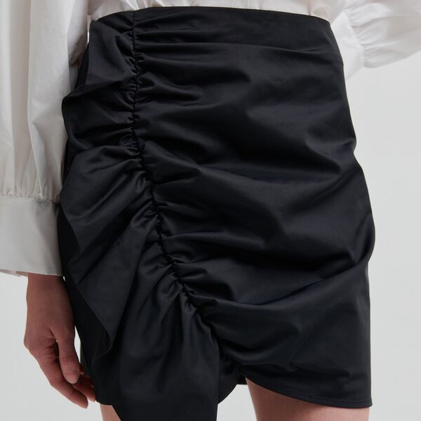 Flary Ruffle Skirt, black Flary Ruffle Skirt, black, Second Female