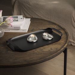 Serving tray, black, Eva Solo