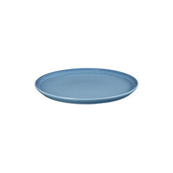 Coupe lunch plate 22 cm, chambray, Le Creuset
