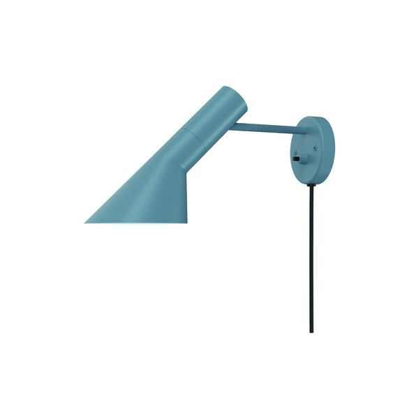 AJ Wall Lamp, dusty blue, Louis Poulsen