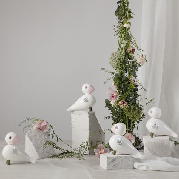 Songbird Love, white/rose, Kay Bojesen Denmark