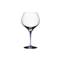 Intermezzo Blue Bouquet Wine Glass, Orrefors