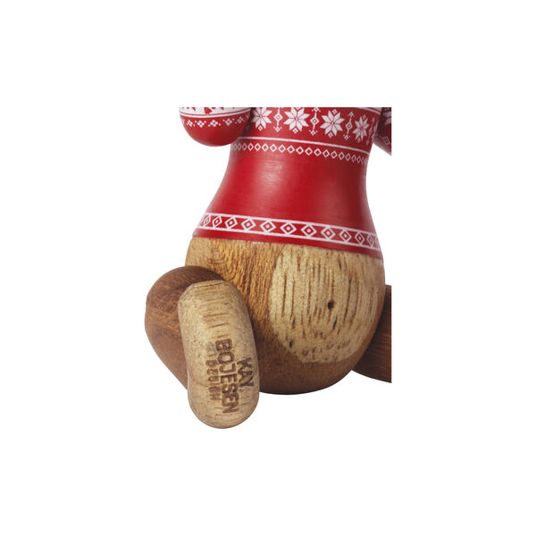 Monkey Christmas Jumper 2024 mini teak/limba, Kay Bojesen Denmark