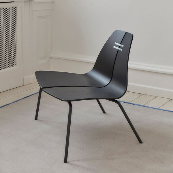 PK23&trade; Lounge Chair, black coloured ash/black, Fritz Hansen