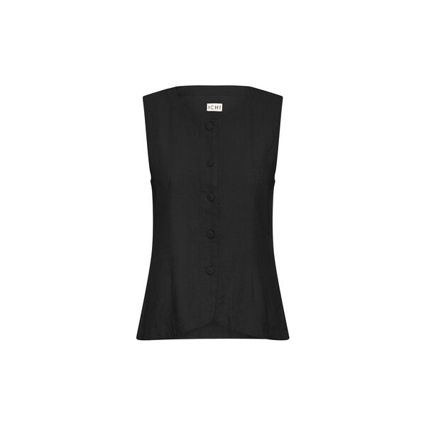 IHLINNO Waistcoat, black, ICHI