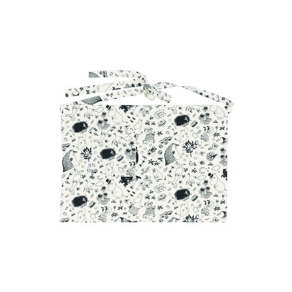 Moomin Apron, black/white, Moomin Arabia