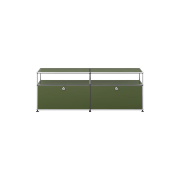 USM Haller | Model O2 | Olive Green | TV Furniture, USM Haller