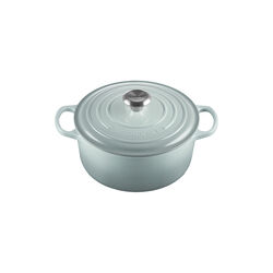 Signature round cast iron pot &Oslash; 24 cm, sea salt, Le Creuset