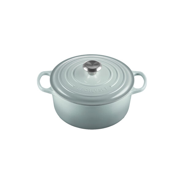 Signature round cast iron pot &Oslash; 24 cm, sea salt, Le Creuset