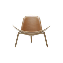 CH07 Shell Chair, oiled oak/cognac, Carl Hansen & S&oslash;n