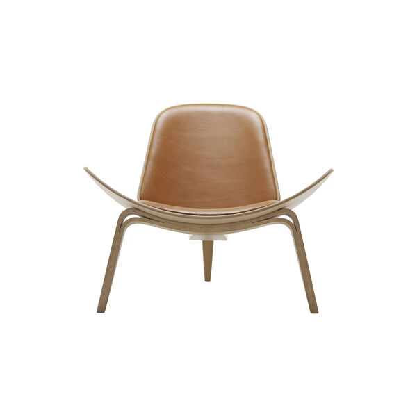 CH07 Shell Chair, oiled oak/cognac, Carl Hansen & Søn