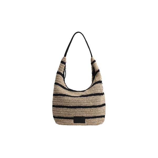 SoleaMBG Bag, Raffia, natural/black mix w/black, Markberg
