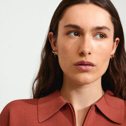 CASSIAN Studs, gold plated, Pilgrim