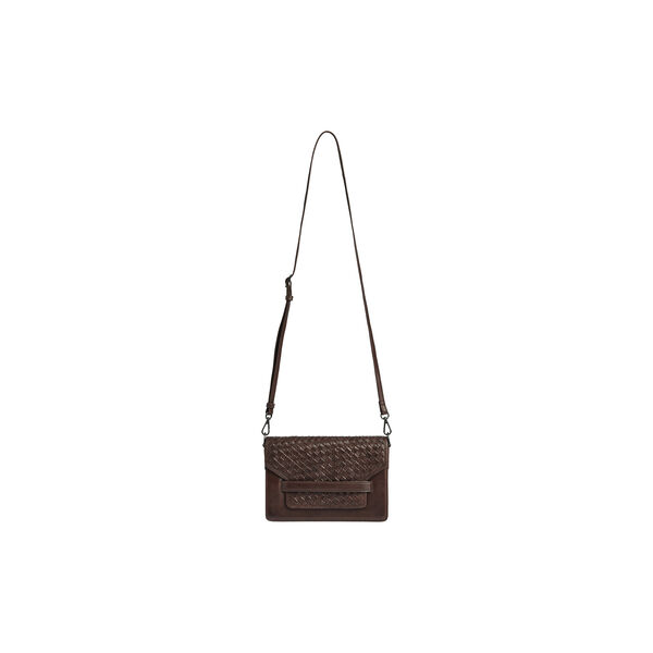 ArabellaMBG Crossb. Bag Weave, dark brown, Markberg