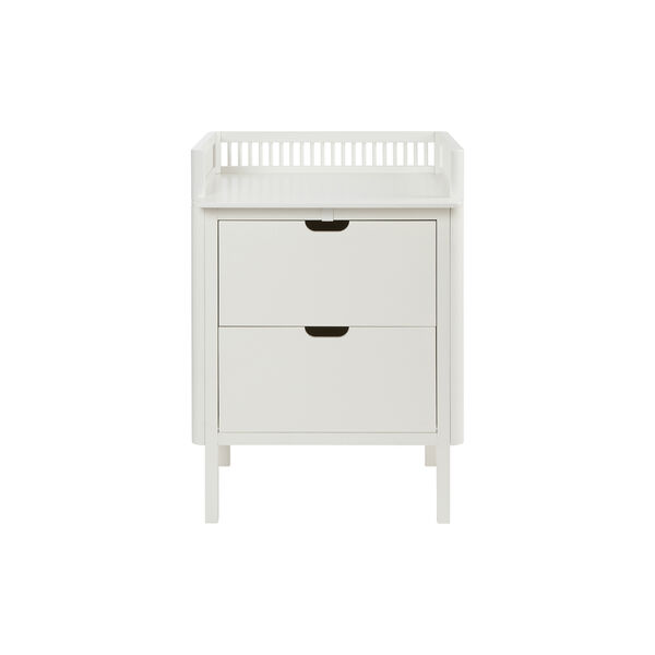 Sebra Changing Unit with Drawers, classic white, Sebra