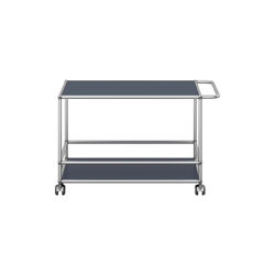 USM Haller | Model L | Anthracite | Serving Trolley, USM Haller