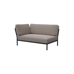 LEVEL Left Corner Lounge Sofa, ash/grey, HOUE