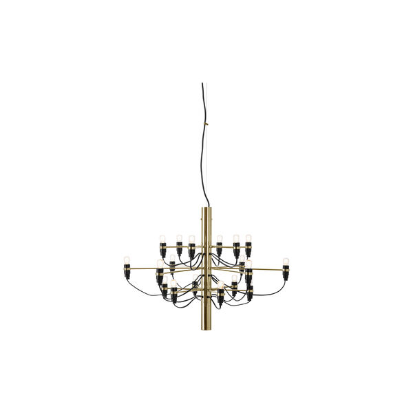 2097/18 Chandelier, brass, Flos