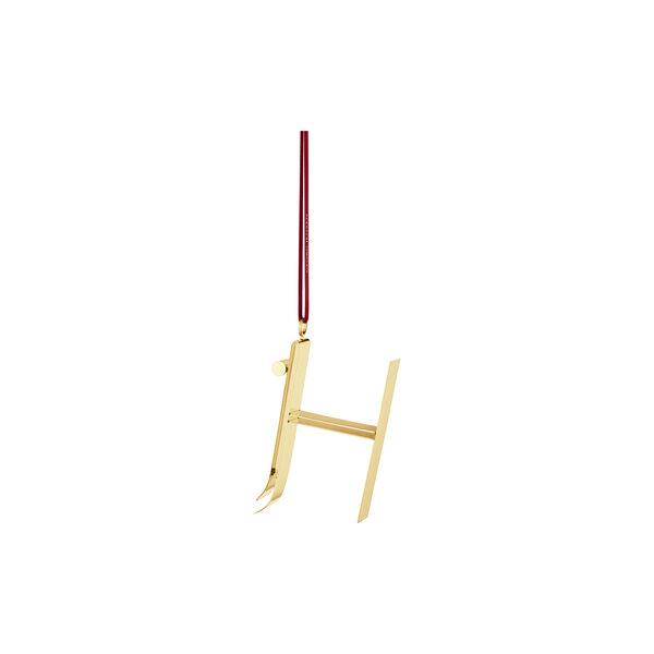 Christmas letter ornament H, Georg Jensen