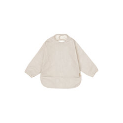 Sleeved Bib, classic stripes camel, Cam Cam Copenhagen