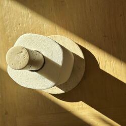 Kitchen roll holder, sand, HOEME Copenhagen