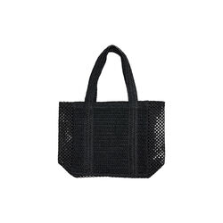 RAFFIA&nbsp;Tote&nbsp;Bag, black, Bella Ballou