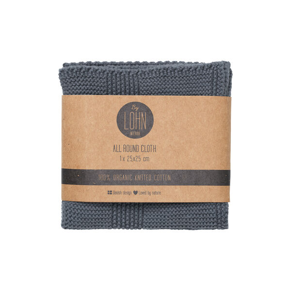 Knitted Cloth, dark grey Knitted Cloth, dark grey, By LOHN