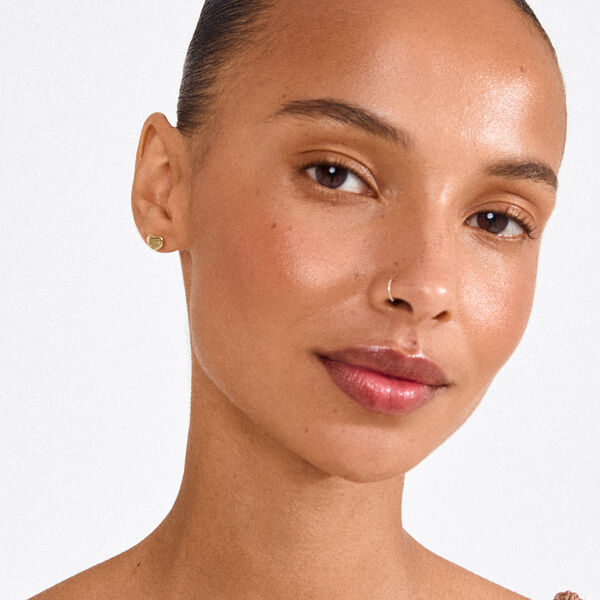ARIN earrings, gold plated, Pilgrim