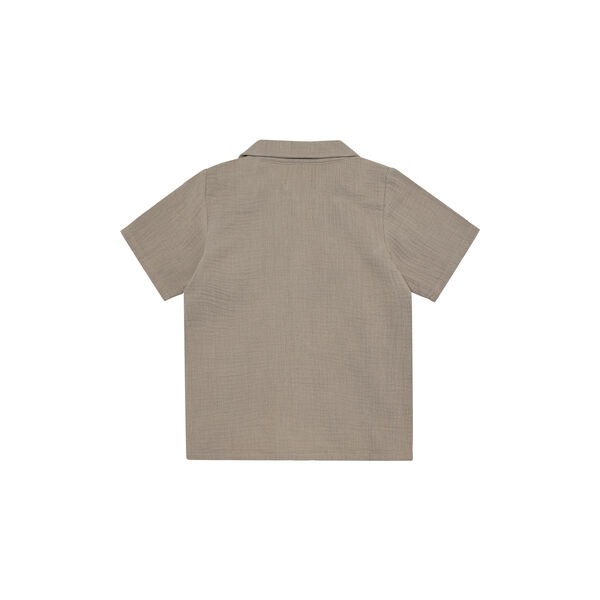 Shirt SS Muslin, moon rock, HUTTEliHUT