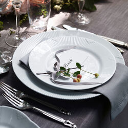 White Elements Plate Ø 22 cm, Royal Copenhagen