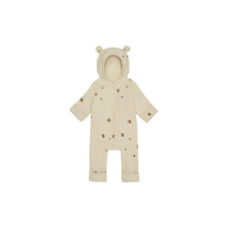 Newborn Onesie with Hood, lemon, Konges Sløjd