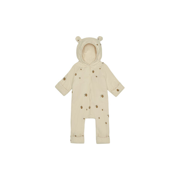 Newborn Onesie with Hood, lemon, Konges Sløjd