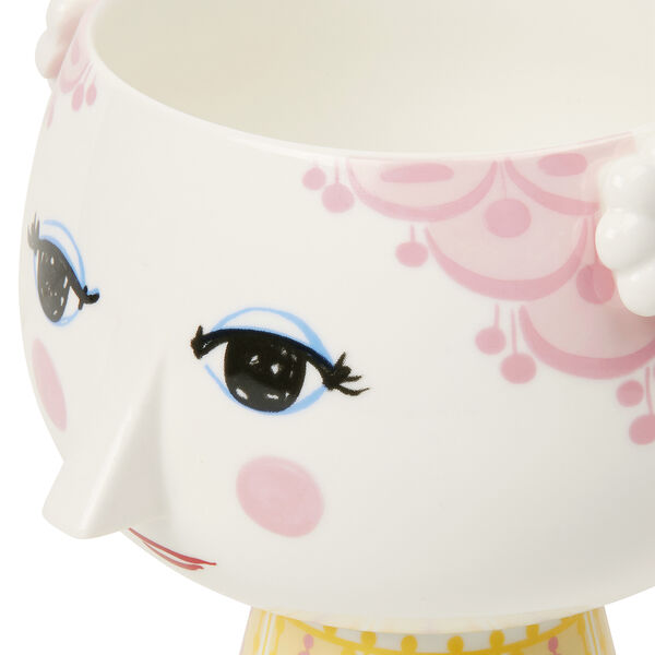 Eva Flowerpot on Base, pink, Bj&oslash;rn Wiinblad