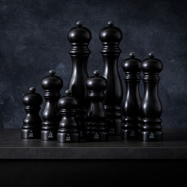 Paris uS Pepper Mill 12 cm, black satin, Peugeot