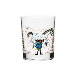Pippi drinking glass pippi and the horse, Muurla