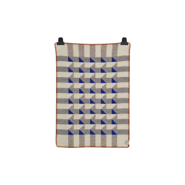 KVAM Baby Size Throw, blue, R&oslash;ros Tweed