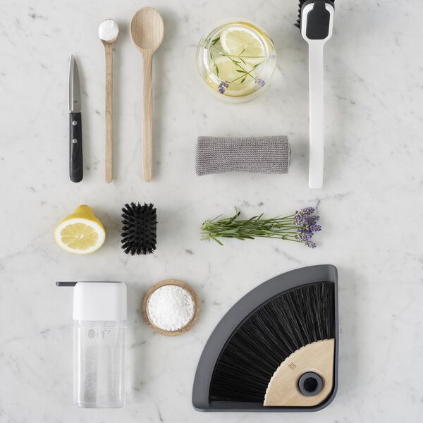 SWEEP-IT Dustpan and Broom, grey, RIG-TIG