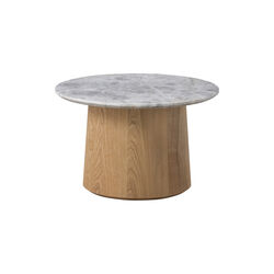 Niveau Coffee Table Ø 45 cm, Tundra Grey/oiled ash, Fredericia Furniture