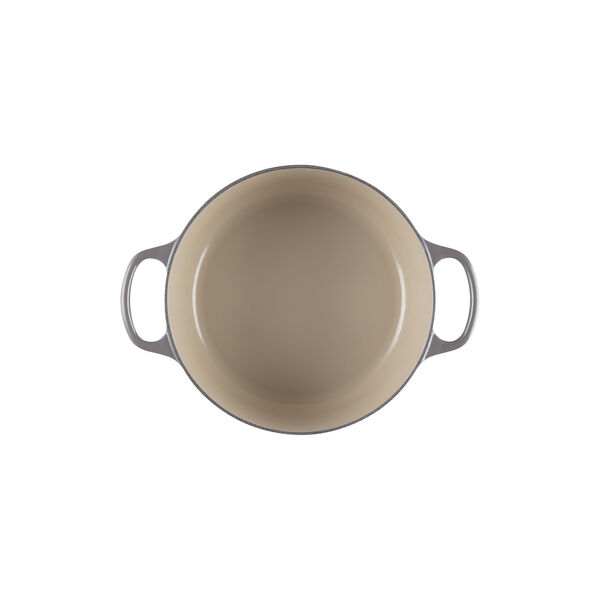 Signature round cast iron pot &Oslash; 24 cm, flint, Le Creuset