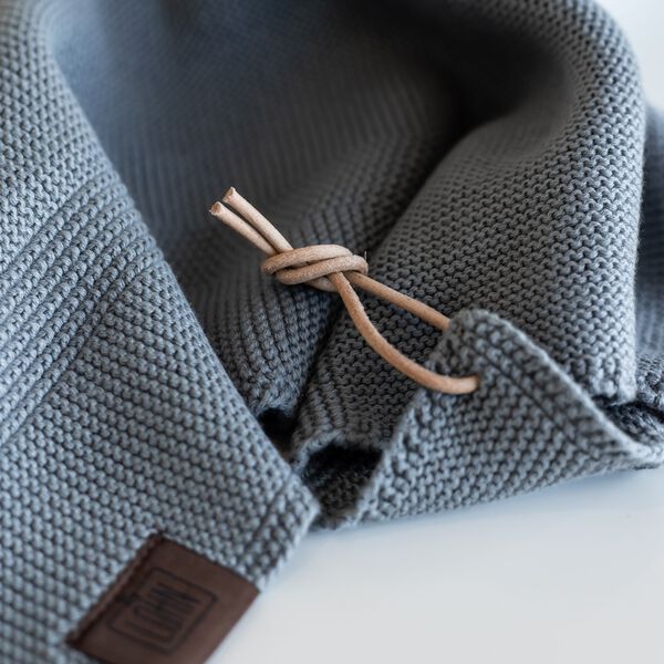 Knitted Towel, spanish grey Knitted Towel, spanish grey, By LOHN
