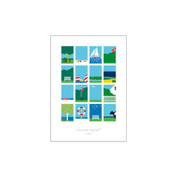 Denmark, lovely denmark, Poster & Frame