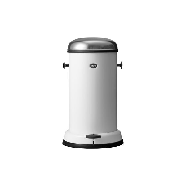 VIPP15 Pedal Bin, white, Vipp