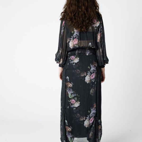 Skirt in vintage floral print, vintage floral print, Coster Copenhagen