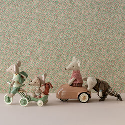 Mouse Abri &agrave; Tricycle, green, Maileg