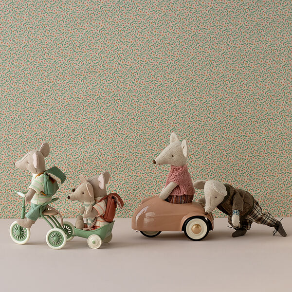 Mouse Abri &agrave; Tricycle, green, Maileg