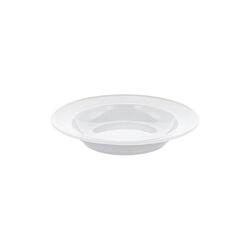 Pliss&eacute; Deep Plate &Oslash; 22 cm, white/gold, Pillivuyt