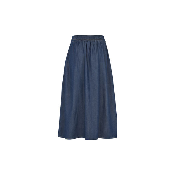 Bine Long Skirt, mid blue Bine Long Skirt, mid blue, Basic Apparel