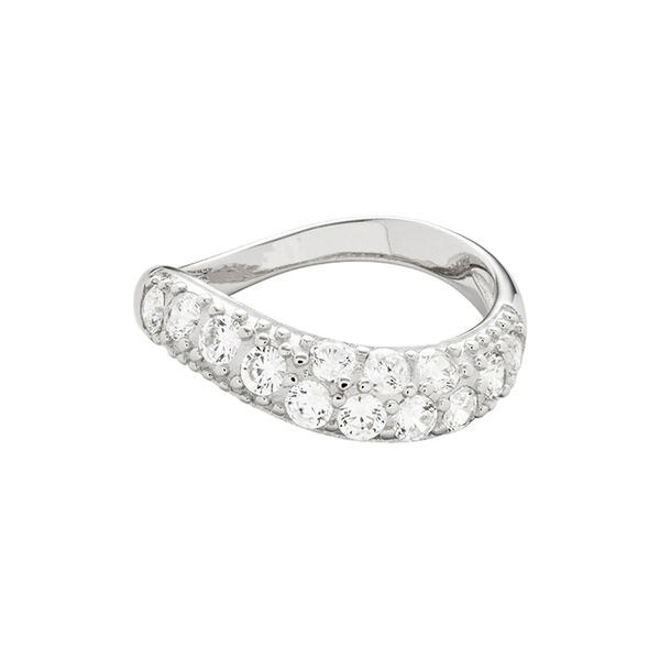 Wave Pear Ring, Philippa Studios