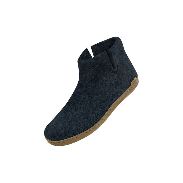 Felt Ankle Shoe, denim, Glerups